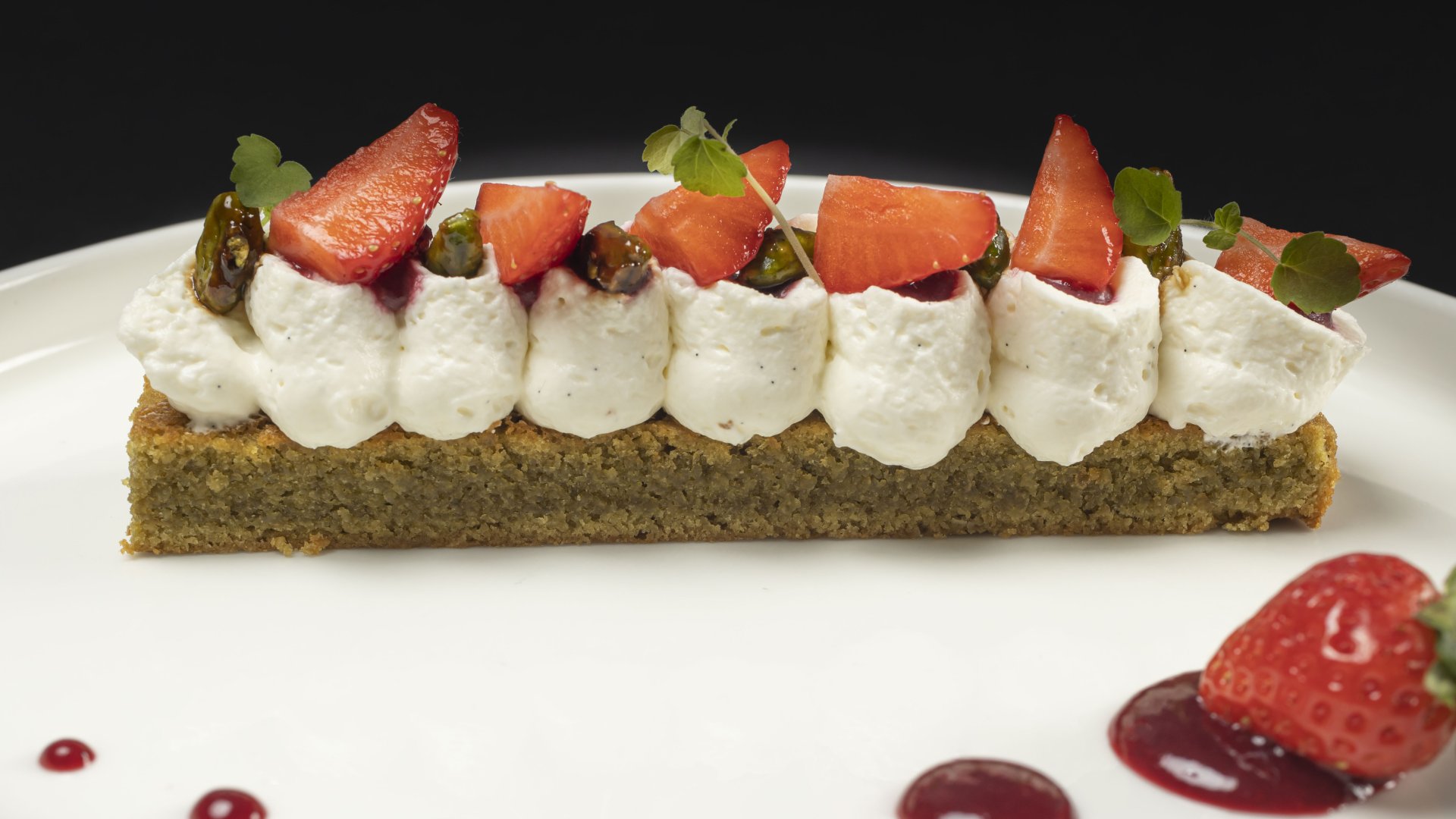 Dessert fraise